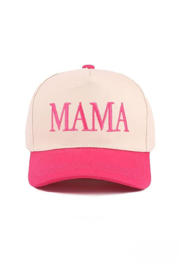 Zenana MAMA Embroidered Letter Two Tone Adjustable Baseball Cap