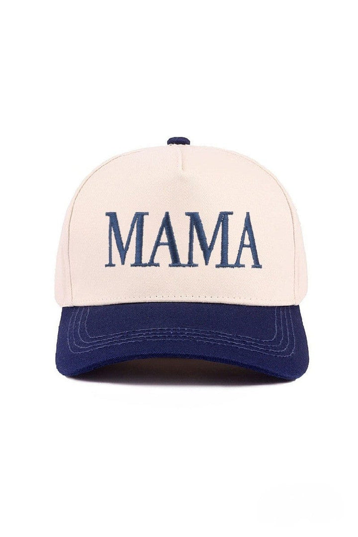 Zenana MAMA Embroidered Letter Two Tone Adjustable Baseball Cap