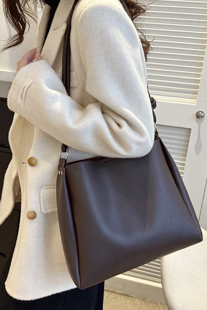 Zenana Minimalist Underarm Shoulder Tote Bag