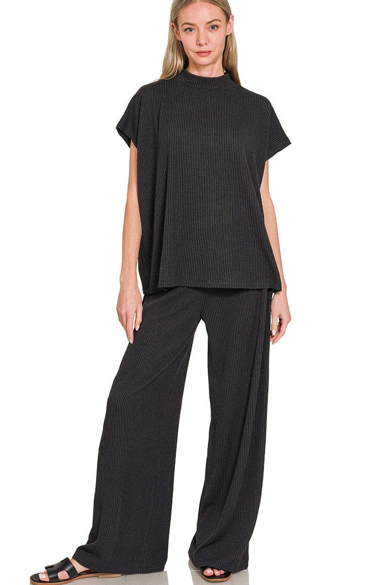 zenana-ribbed-short-sleeve-and