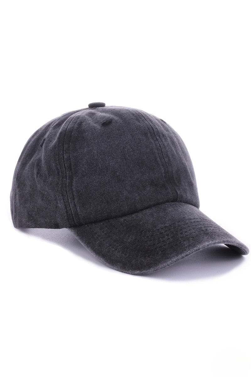 Zenana Solid Vintage Washed Adjustable Baseball Cap