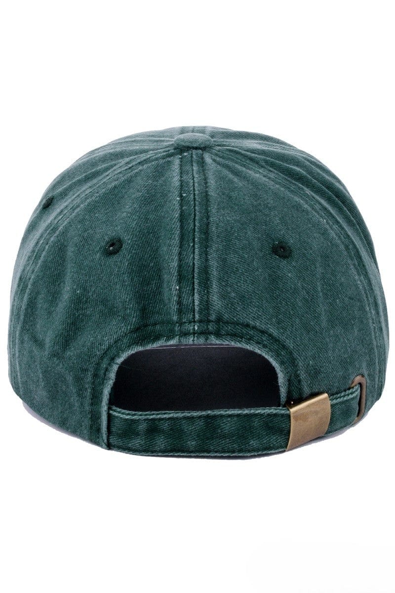 Zenana Solid Vintage Washed Adjustable Baseball Cap