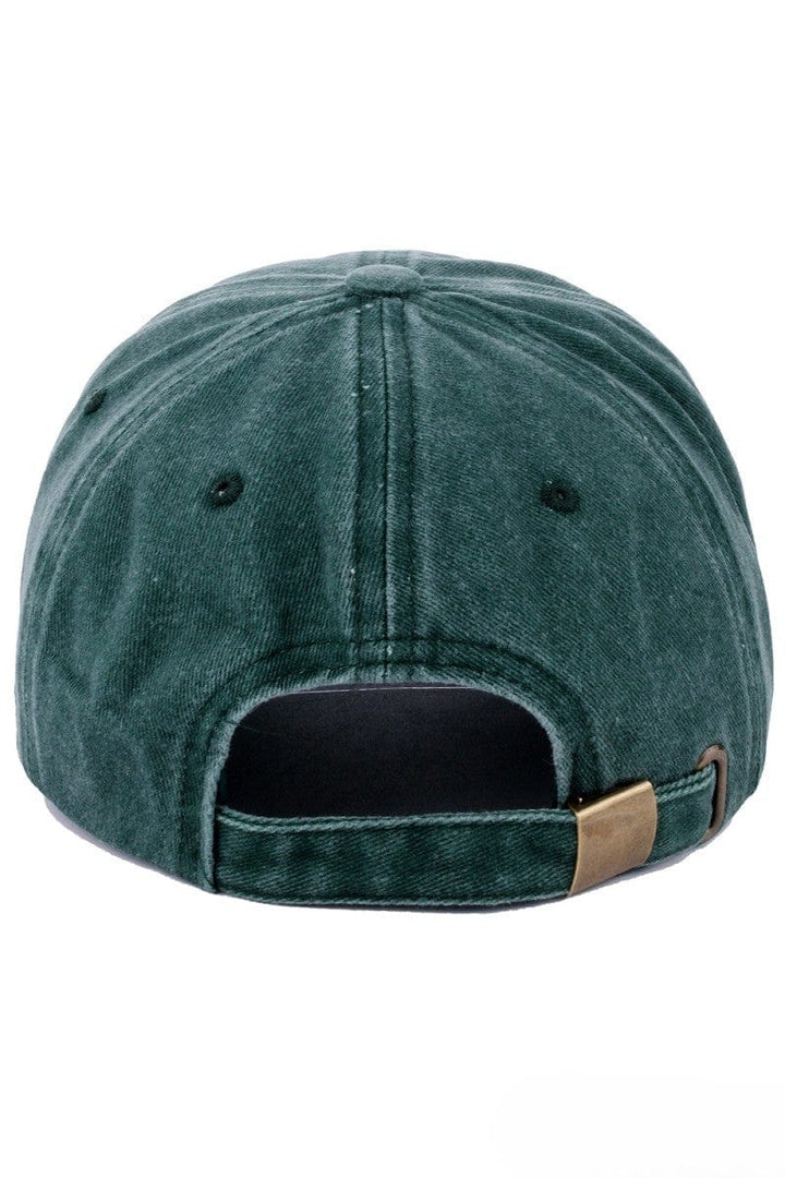 Zenana Solid Vintage Washed Adjustable Baseball Cap