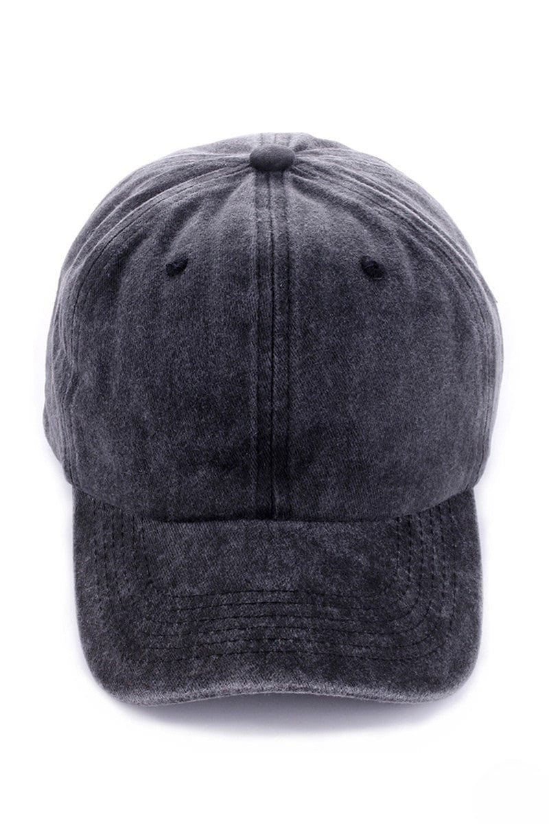 Zenana Solid Vintage Washed Adjustable Baseball Cap
