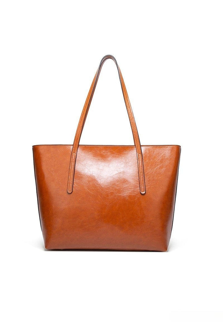 Zenana Vegan Leather Large Capacity Tote Bag