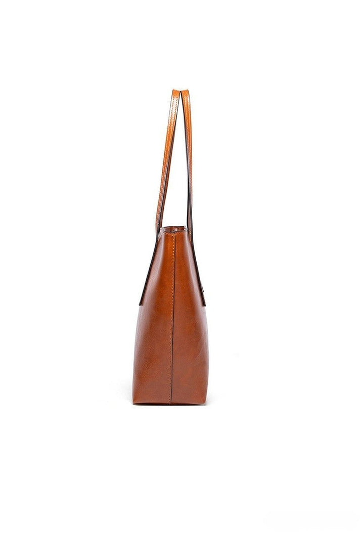 Zenana Vegan Leather Large Capacity Tote Bag