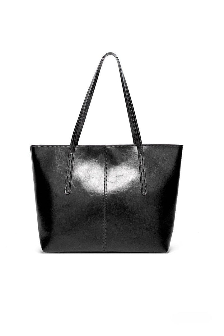 Zenana Vegan Leather Large Capacity Tote Bag