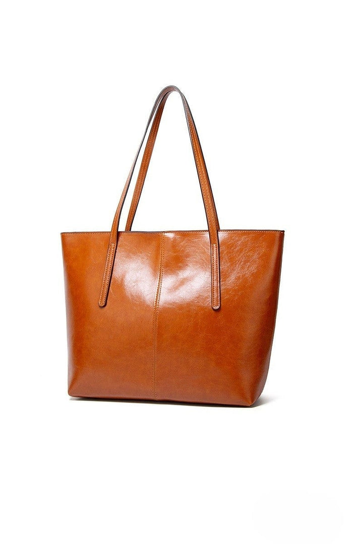 Zenana Vegan Leather Large Capacity Tote Bag