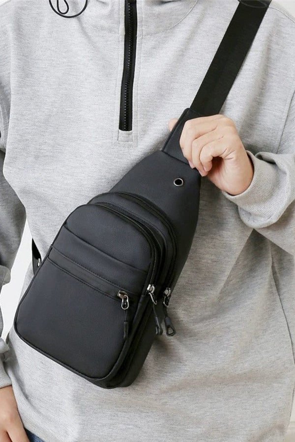 Zenana Water Resistant Crossbody Chest Sling Bag