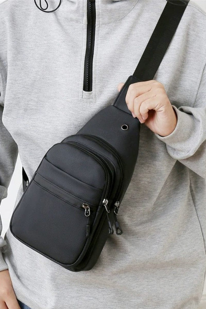 Zenana Water Resistant Crossbody Chest Sling Bag