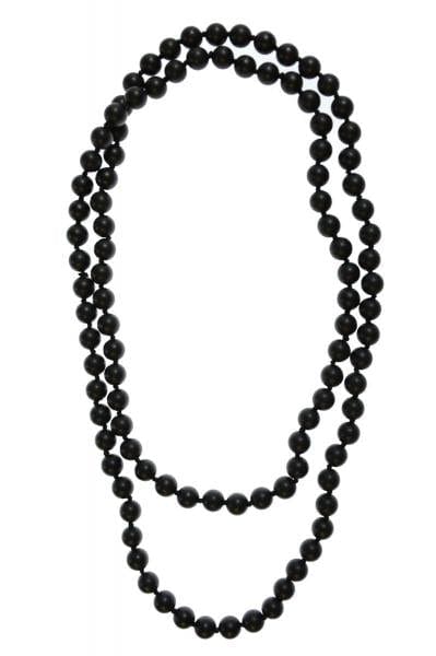 36" 8MM Genuine Stone Beaded Necklace