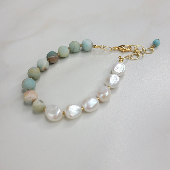 Alya Bracelet Handmade with Amazonite