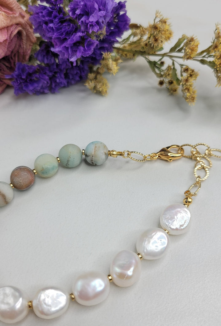 Alya Bracelet Handmade with Amazonite