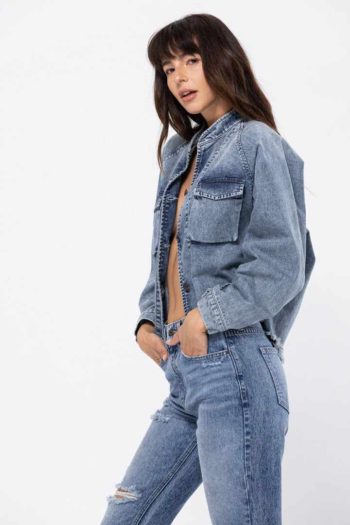 Angelina Oversized Denim jacket