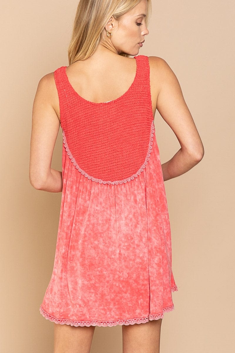Babydoll Bliss! Thermal Knit Babydoll Top or Dress
