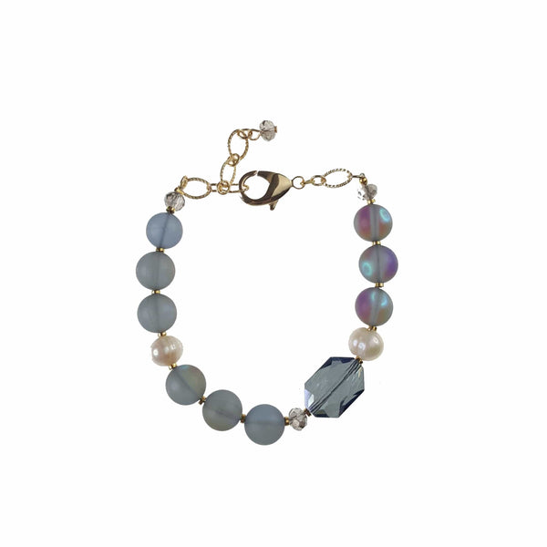Blue Magic Bracelet with Crystal