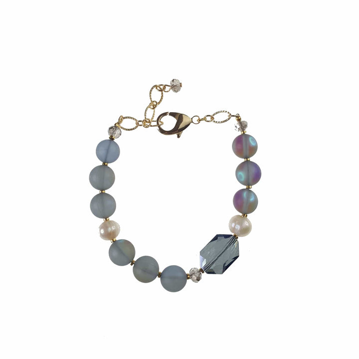 Blue Magic Bracelet with Crystal