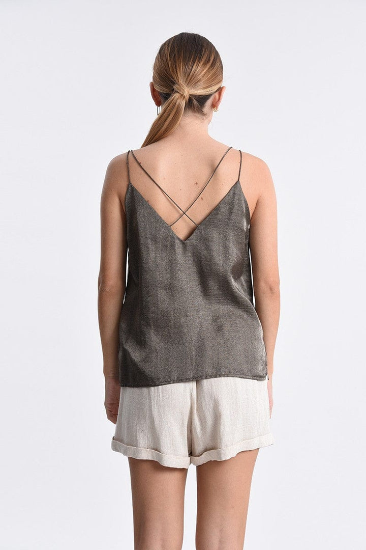 Crossed Back Straps Camisole