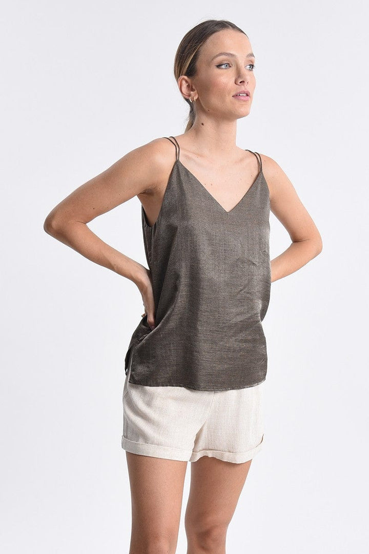Crossed Back Straps Camisole