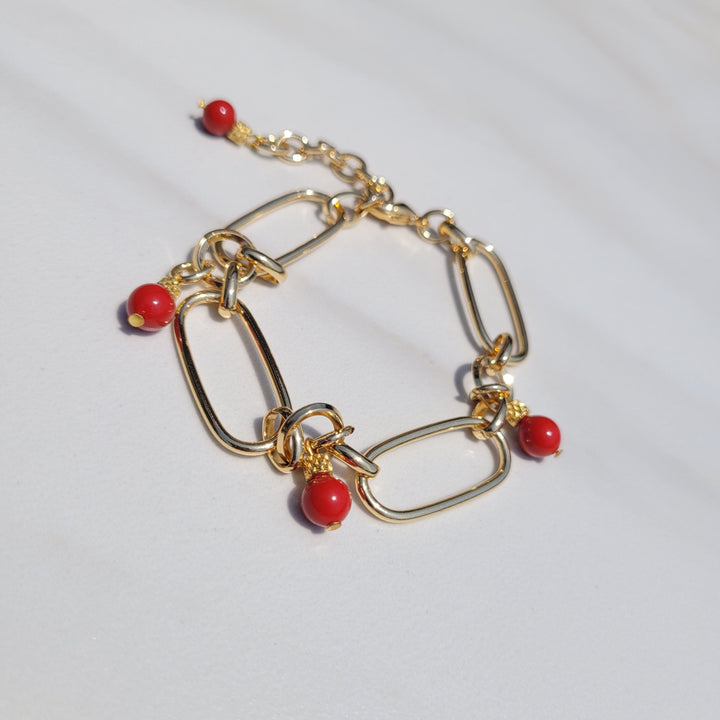 Erato Chain Bracelet with Beads