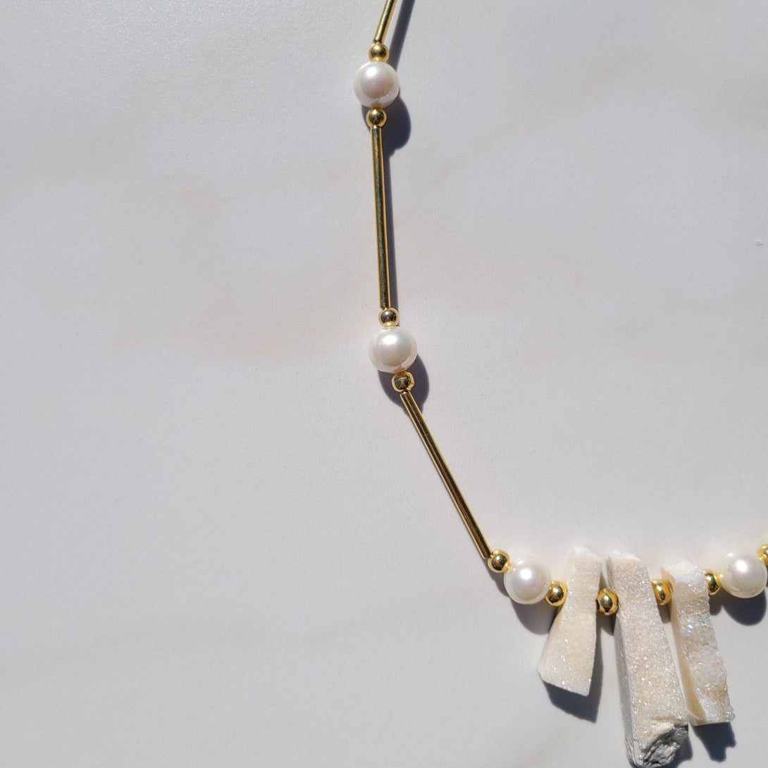 Ethereal Dream Druzy Necklace