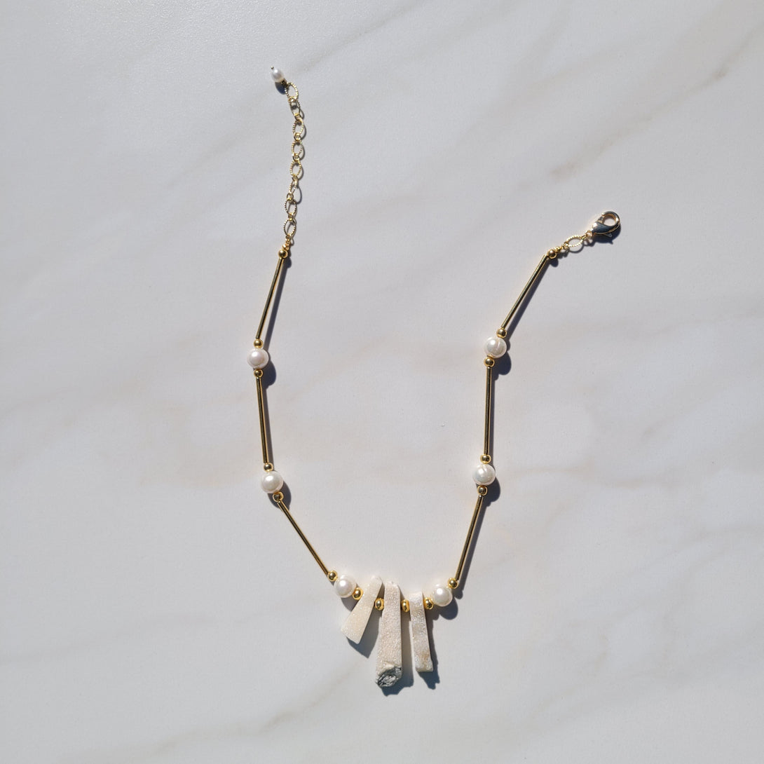 Ethereal Dream Druzy Necklace