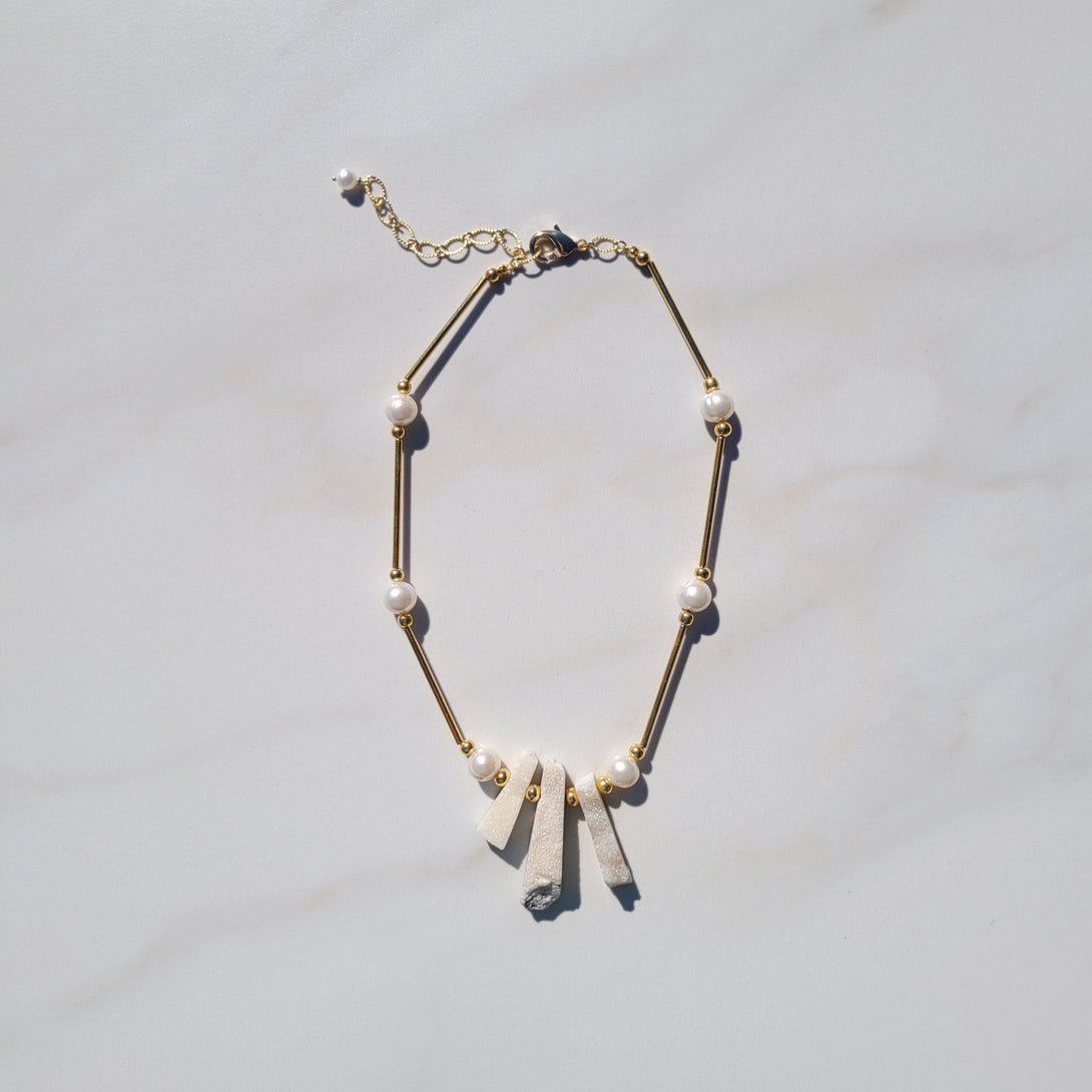 Ethereal Dream Druzy Necklace