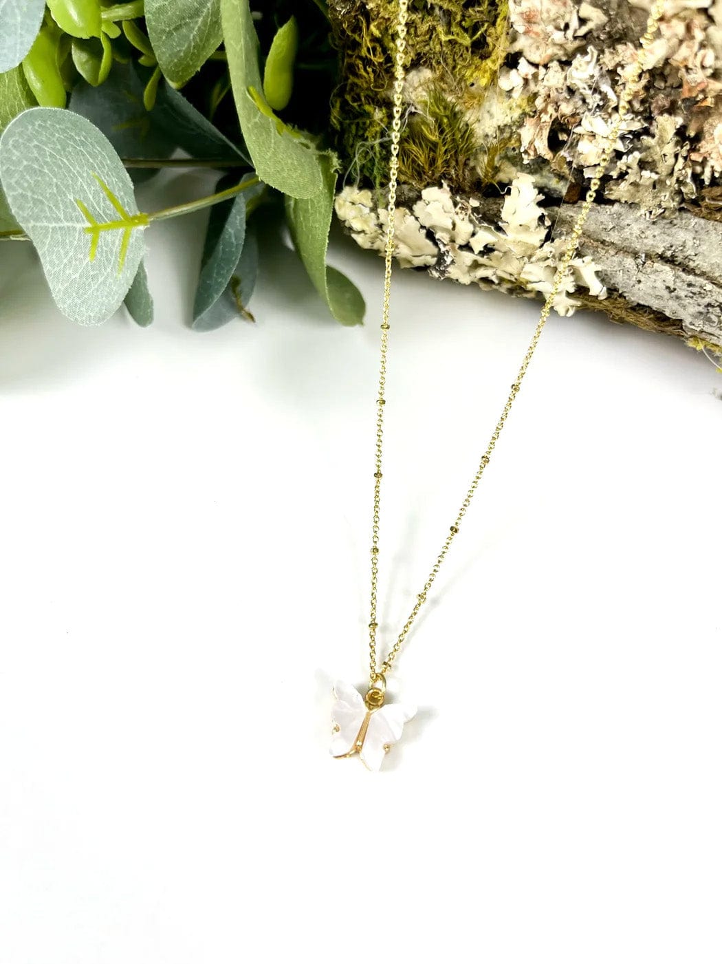 Fly Away Necklace with Butterfly Charm
