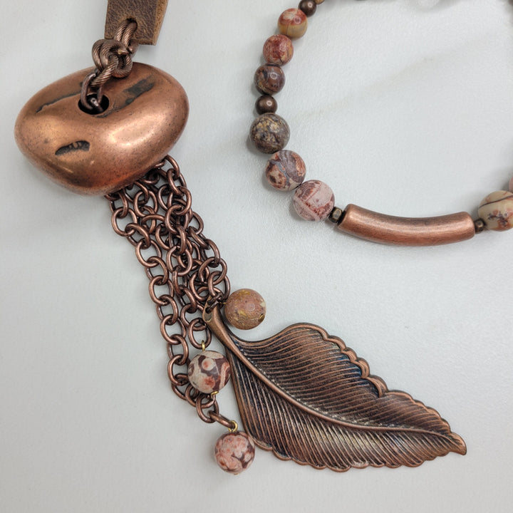 Fortuna Necklace Beautifully Handmade with Vintage Elements