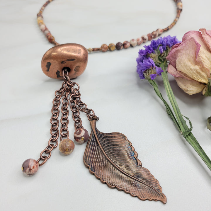 Fortuna Necklace Beautifully Handmade with Vintage Elements