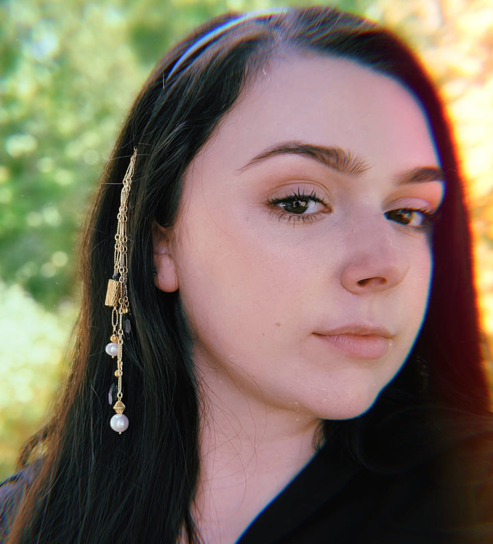 French Vintage Starry Nights Headband