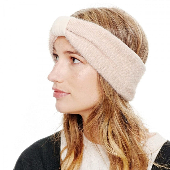 Front Bow Soft Knit Headwrap