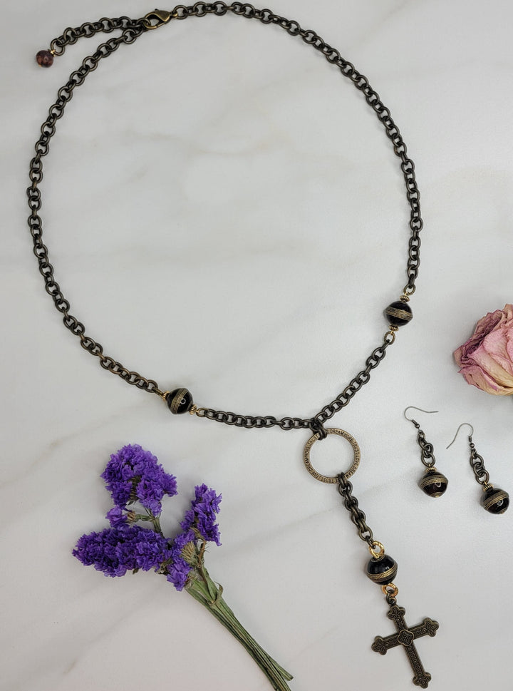 Grace Earrings - Handmade with Vintage Italian Beads