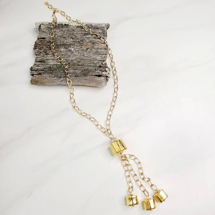 Ignite Necklace with Vintage Timber Pendants