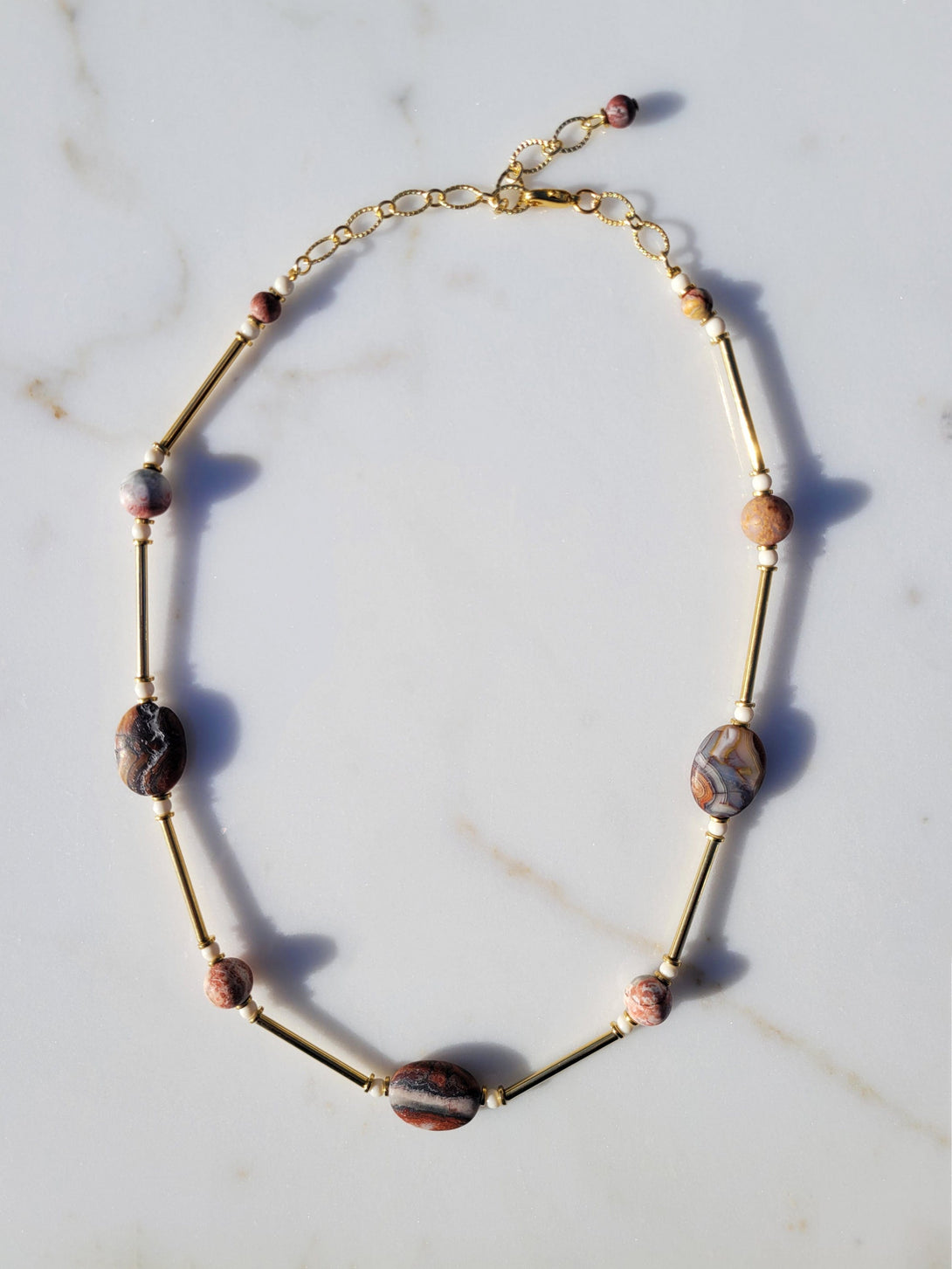 Juno Handmade Agate Necklace