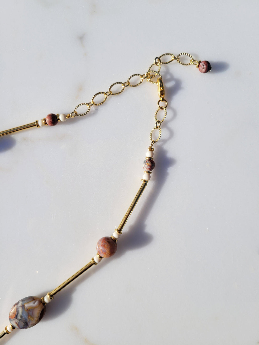 Juno Handmade Agate Necklace