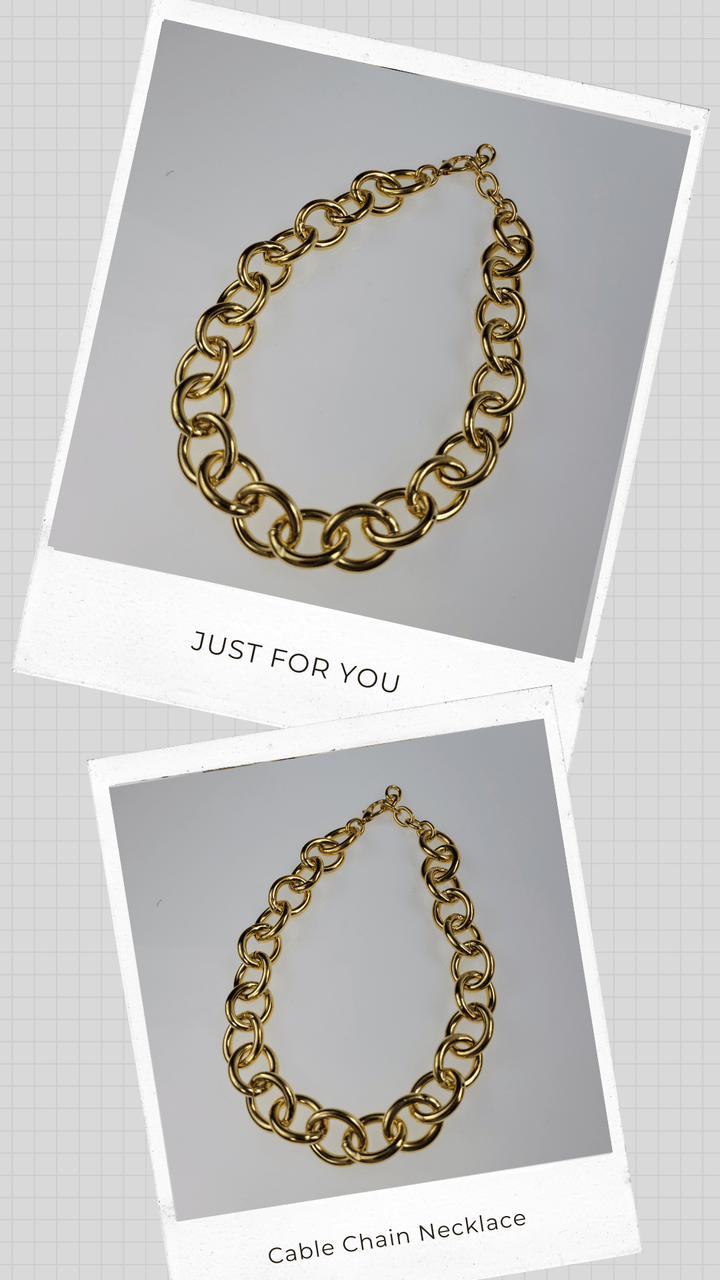 Large Cable Chain Necklace