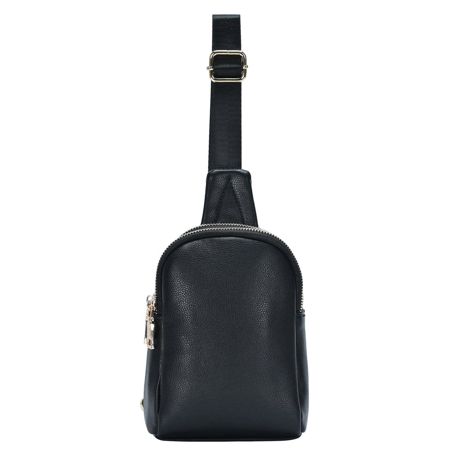 Plain black sling discount bag