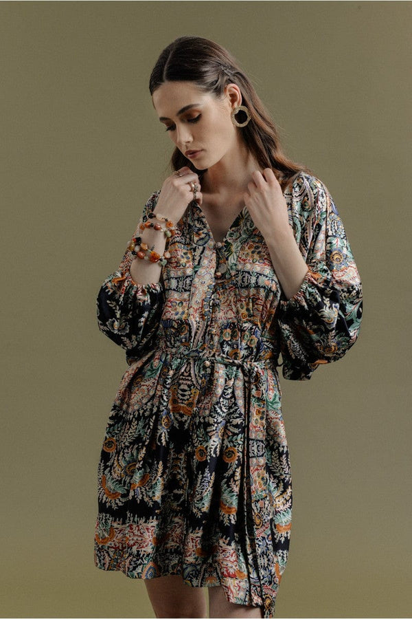 Molly Bracken Mini Belted Shirt Dress