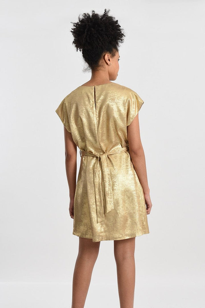 Molly Bracken Mini Golden Dress