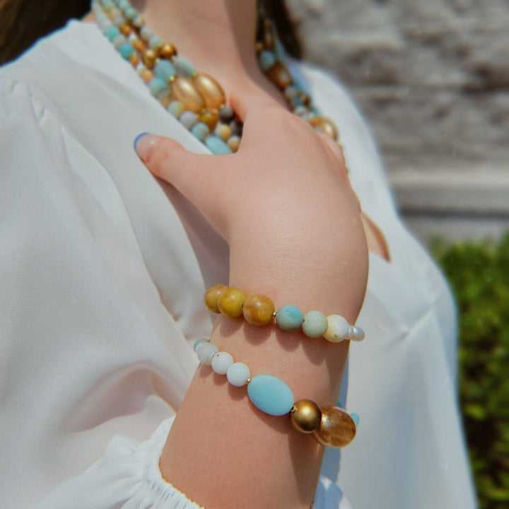 Persephone Bracelet with Vintage Italian Elements
