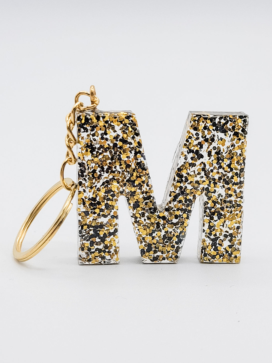 Personalized Handmade Resin Letter Keychain