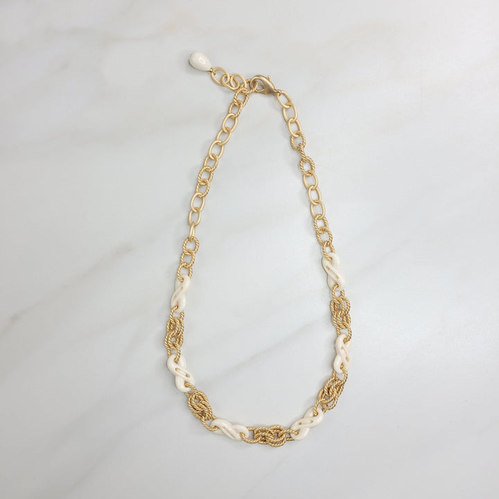 Phaedra Handmade Necklace with Vintage Ivory Bakelite