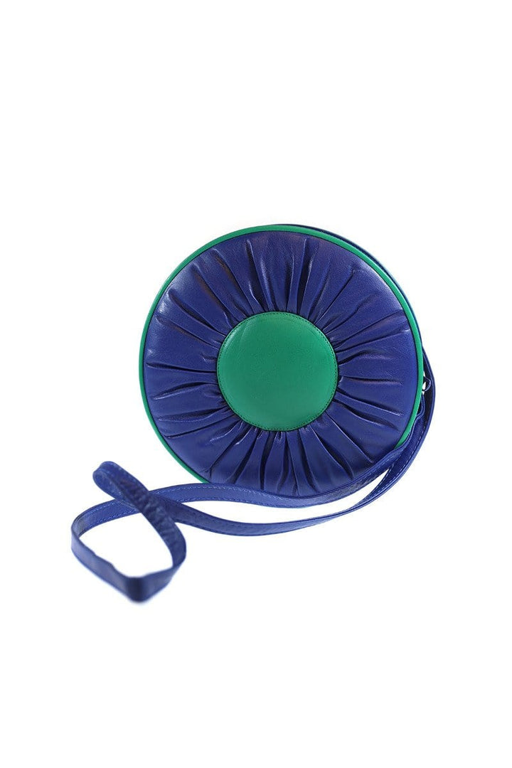 Safi Vintage Blue and Green Double Circle Handbag