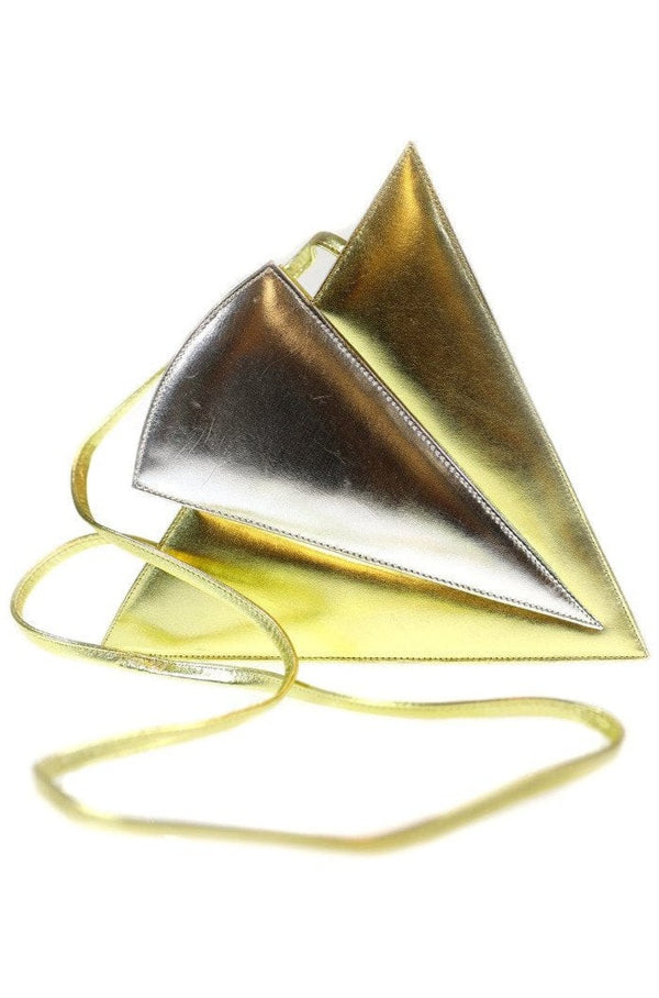 Safi Vintage Gold & Silver Arrow Handbag