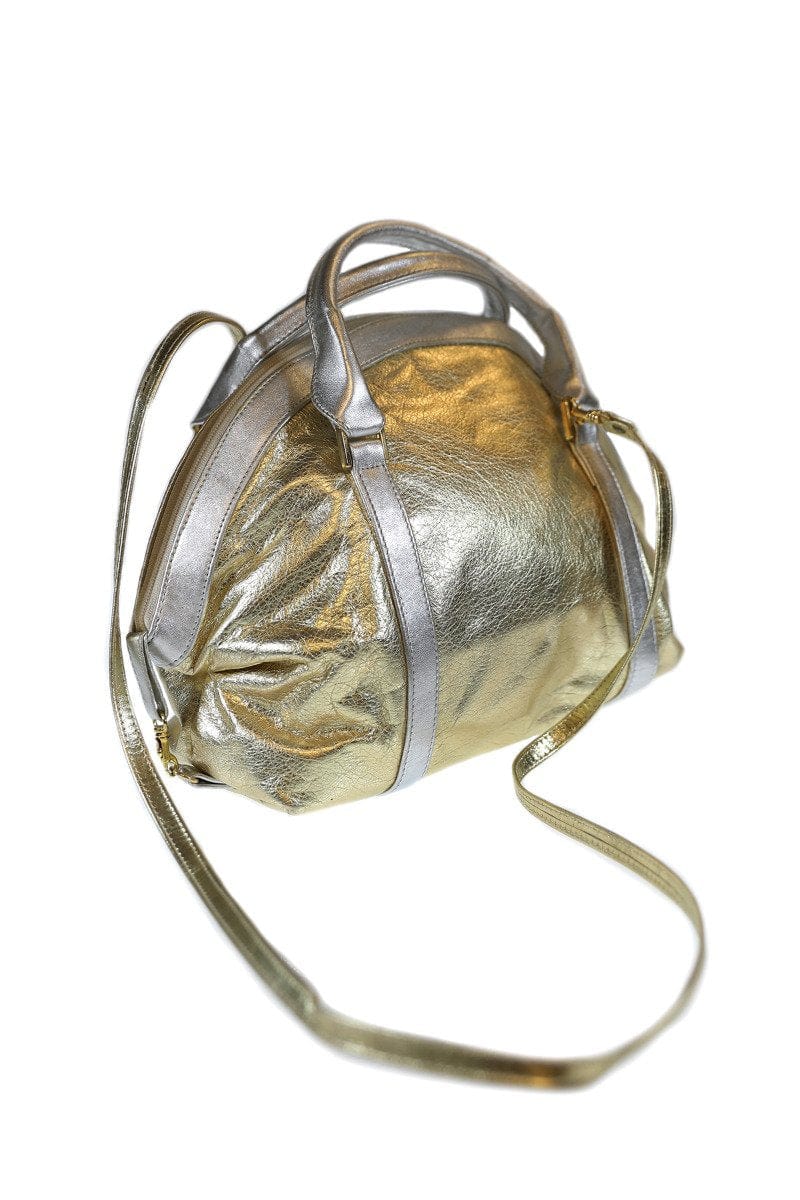 Safi Vintage Gold & Silver Handbag