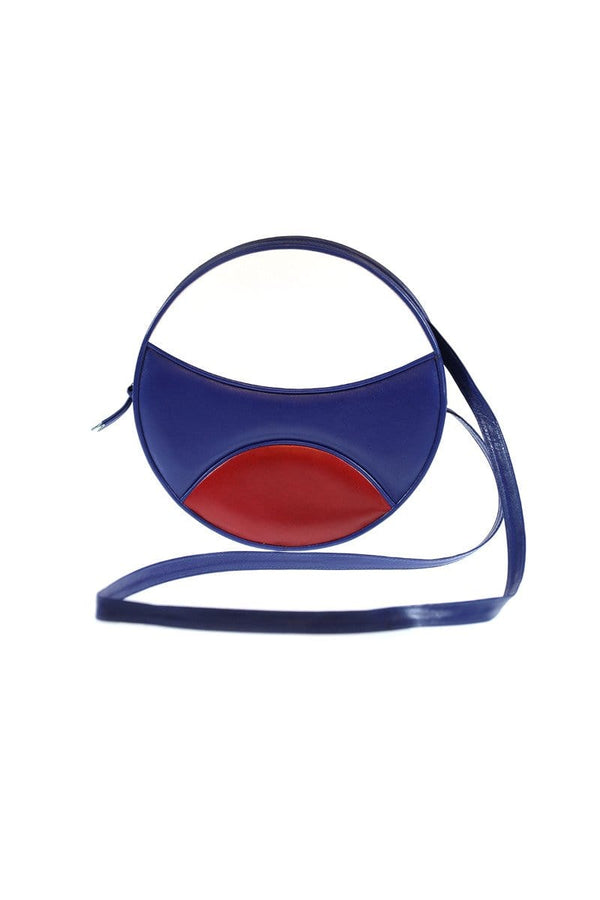 Safi Vintage Red, White, and Blue Circle Crossbody