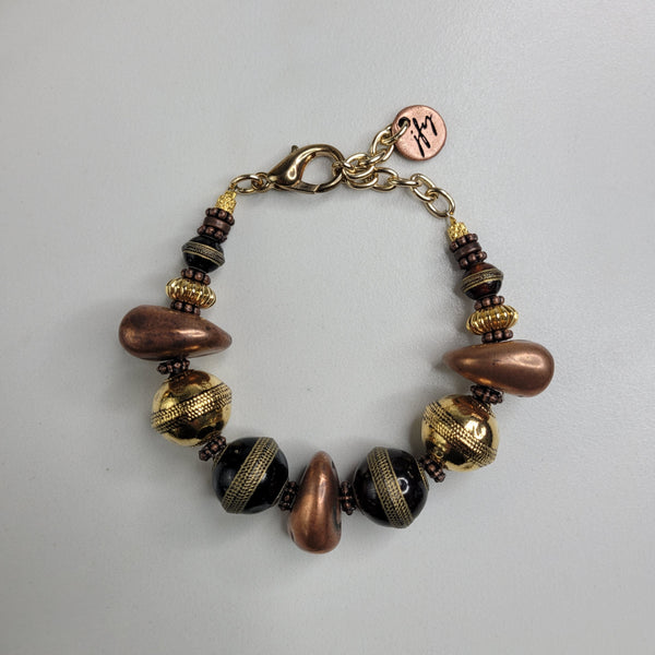 Handmade Bracelet with Italian Vintage Beads