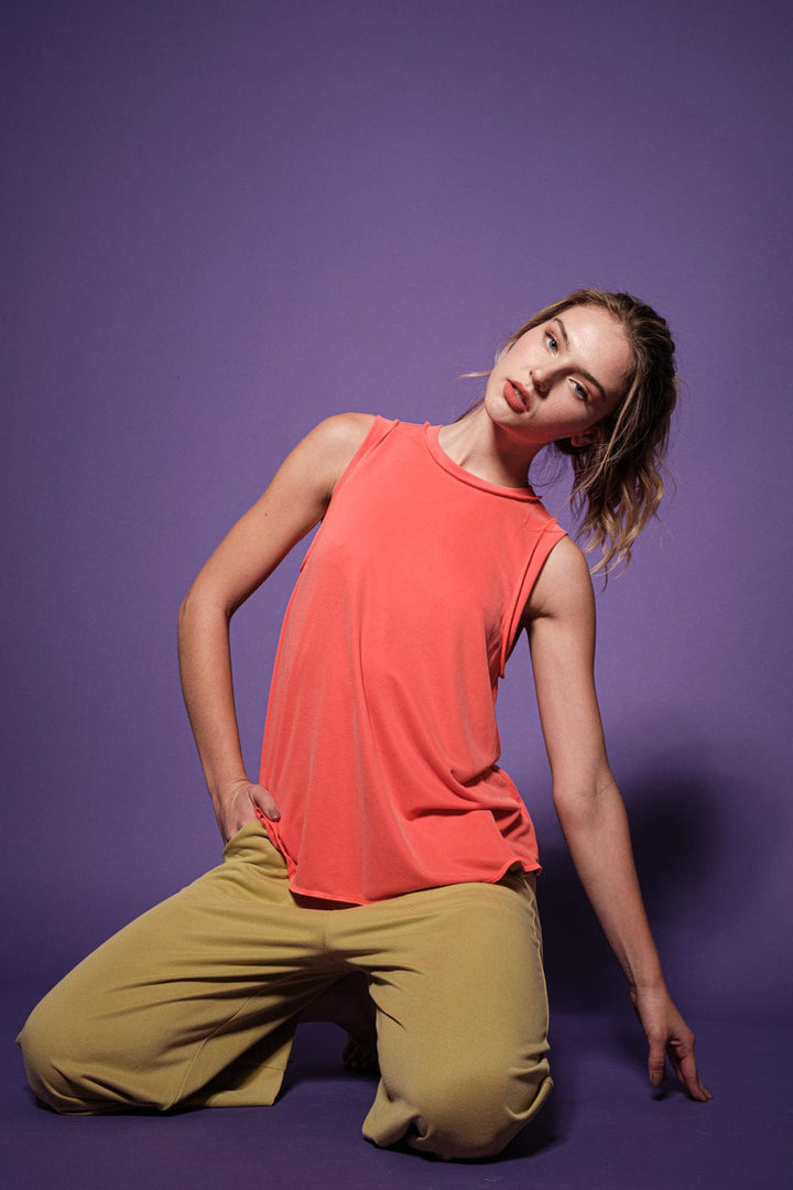 Solid Soft Touch Sleeveless Top