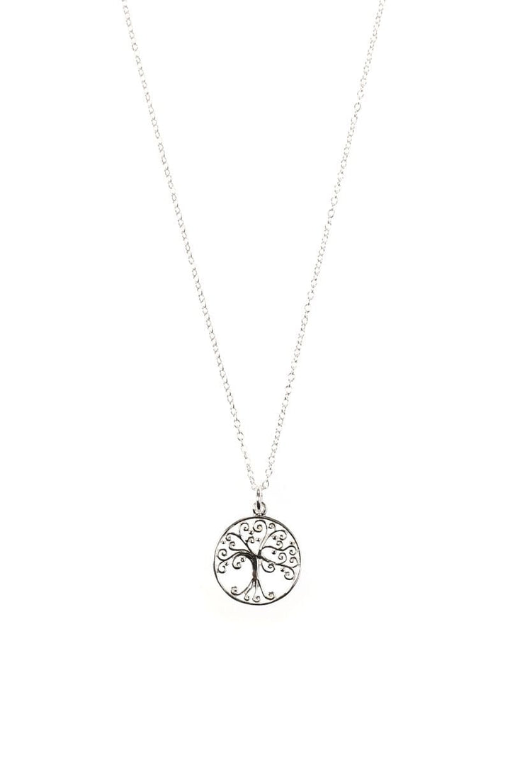 Sterling Silver Mini Tree of Life Pendant Necklace